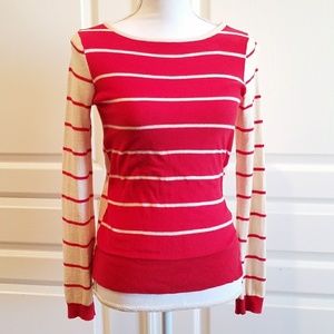 Sparrow Anthropologie Stripe Colorblock Sw…
